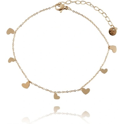 Bijutanki Позлатена Гривна за Крак - Сърце