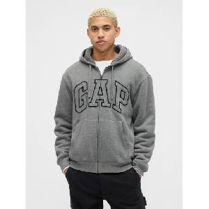 GAP Затоплена блуза с лого GAP GAP | Siv | МЪЖЕ | XL