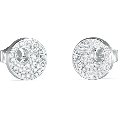 Guess ocelové náušnice se zirkony Blooming Summer JUBE05225JWRHT/U
