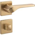 Fimet maniglie ДРЪЖКА alicia 1220 КВАДРАТНА РОЗЕТКА 50мм wc САТ. МЕСИНГ (1220213w30202olf100)