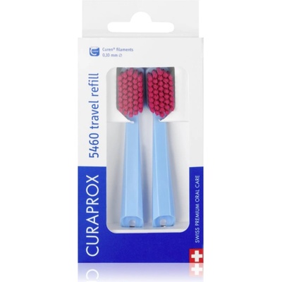 CURAPROX 5460 Travel Refill комплект за пътуване резервни глави 2 бр