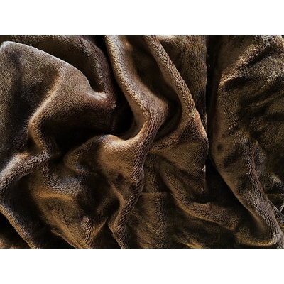 Top textil Prostěradlo Mikroplyš Hnědé 180x200