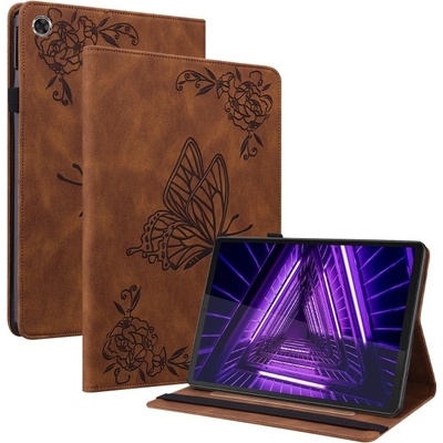 Protemio Art Lenovo Tab M10 Plus TB-X606F / TB-X606L / ZA5T0081CZ / ZA5V0206CZ Butterfly 47517 hnedý