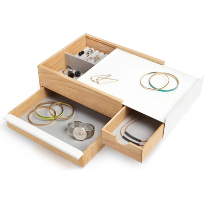 Umbra Ковчеже за бижута Stowit светло дърво (290245-668)