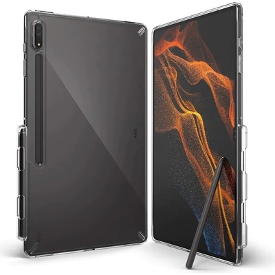 Ringke Fusion Case - удароустойчив хибриден кейс за Samsung Galaxy Tab S8 Ultra (2022) (черен)