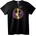 NOONEBRAND Тениска Мистично разделено лице - 2XL, Black