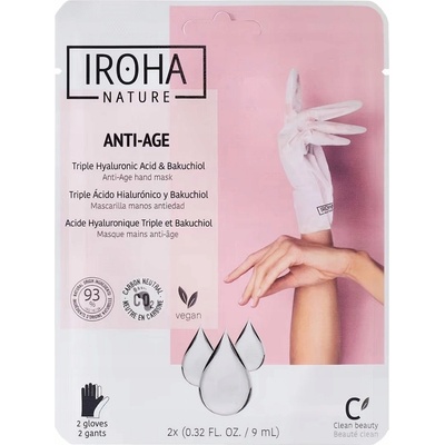Iroha maska na ruky kyselina hyalurónová 9 ml