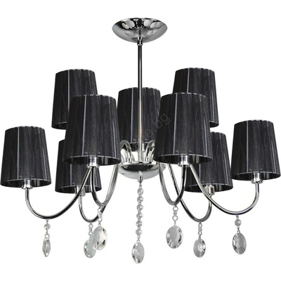 Candellux Висящ полилей SORENTO 9xE14/40W/230V черен (CA0499)