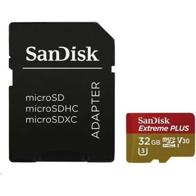 Sandisk MicroSDHC 32GB Extreme PLUS SDSQXBO-032G-GU6MA