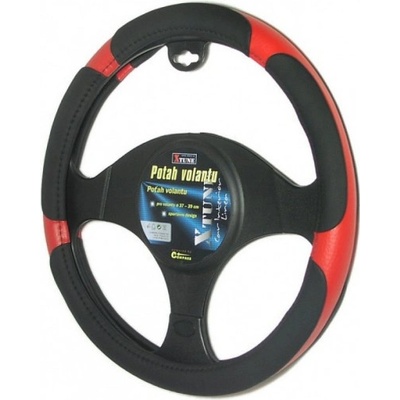 Compass Univerzální potah volantu Grip 37 - 39 cm černo / červený -