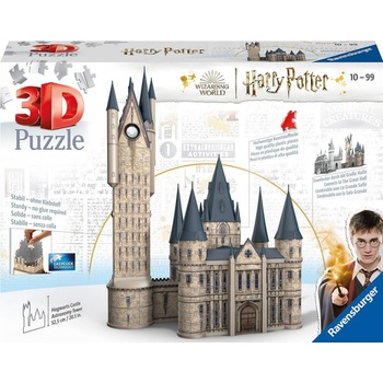 RAVENSBURGER 3D puzzle Harry Potter Bradavický hrad + Astronomická věž 615 ks
