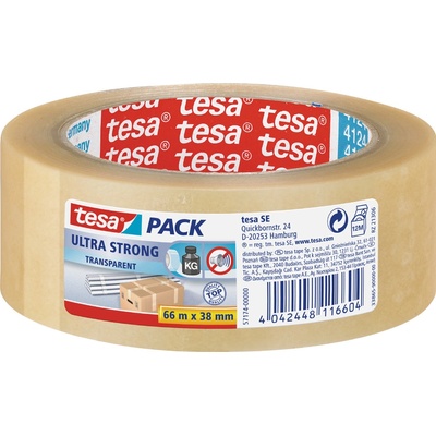 Tesa Balící páska ultra strong 50 mm x 66 m hnědá