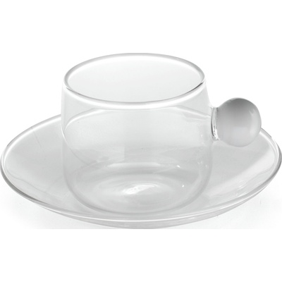 Zafferano Чаша за чай Bilia с чинийка 220 мл бяла (BA00701)