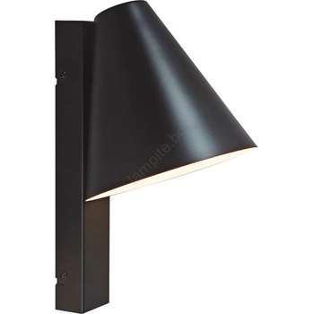 Nordlux - Стенна лампа с USB WILMER 1xE14/40W/230V черна (NX0745)