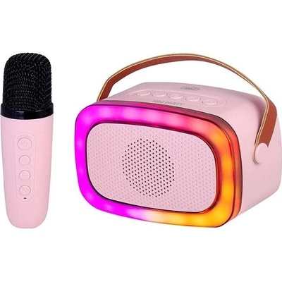Trevi XR 8A01 a BT Miniparty Karaoke speaker ružový 3500875