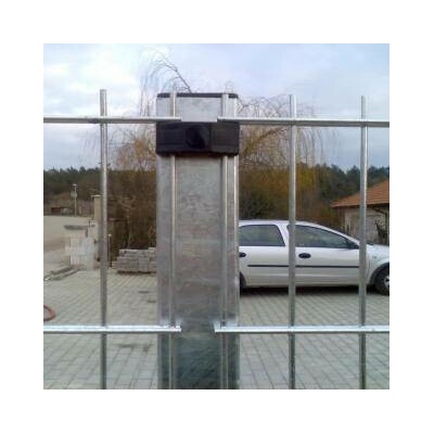 Plotový sloupek 60x60mm pro panel 2D a 3D, pozinkovaný, bez děr Výška sloupku: 170cm