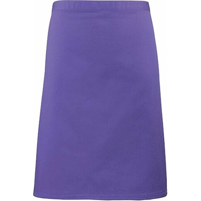 Premier Workwear Pracovní zástěra středně dlouhá PR151 Purple Pantone 269 70x50cm