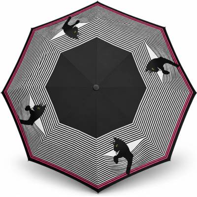 Doppler Fiber Flex AC Cat dámsky palicový vystreľovací dáždnik