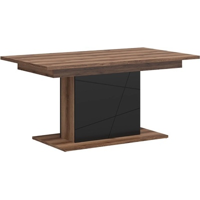 FORN STO 160 jídelní stůl dub delano tmavý černý mat