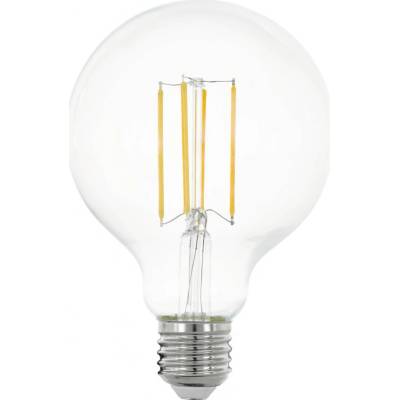 Eglo Filamentová LED žiarovka, E27, G95, 8W, 1055lm, 2700K, teplá biela