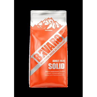 Josera Bavaro Solid - Балансирана суха храна за възрастни кучета, слабо активни и застаряващи, 18 кг