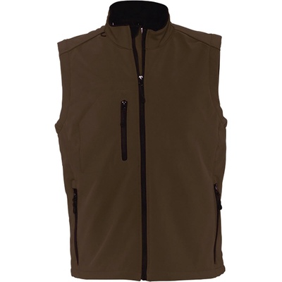 SOLS softshellová vesta RALLYE MEN 46601394 Dark chocolate – Hledejceny.cz