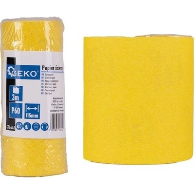 Papír brusný, role 3m, 115mm, P60 GEKO