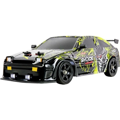 Amewi Drift Sport RC Car GTR 4WD RTR s kouřem a LED osvětlením žluté RC_323363 1:16