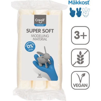 Creall modelovacia hmota Super soft 500 g biela