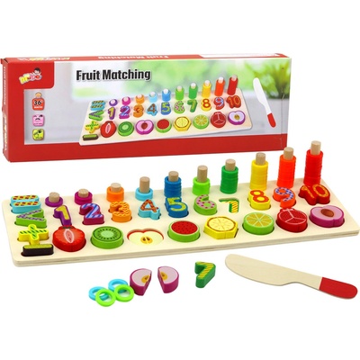 Lean Toys vzdelávacia sada triedička s číslami