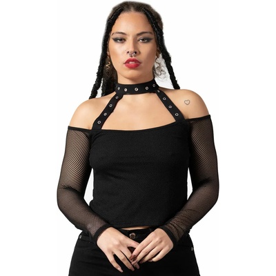 KILLSTAR дамска тениска с дълъг ръкав KILLSTAR - Subversa - Черен - KSRA004934