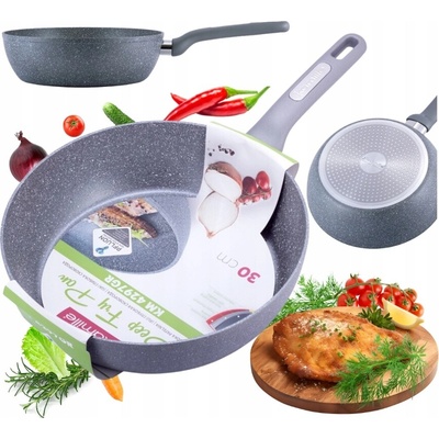 Kamille Tradičná panvica KM-4297GR žulová 30 cm
