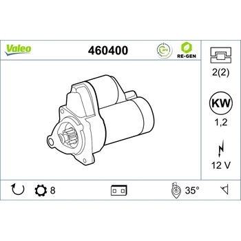 VALEO Štartér 460400