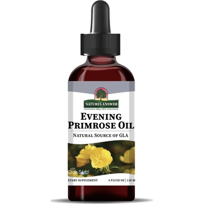 Nature's Answer Evening Primrose Oil, pupálkový olej, 120 ml
