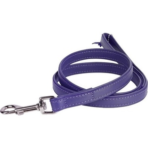 COLLAR Плоска кожена каишка 122см, 9мм - лилава
