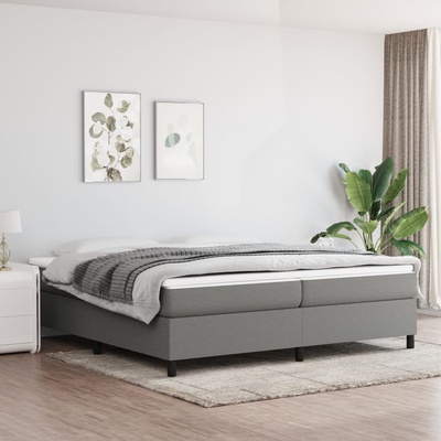 vidaXL 11461.3120887 Rám postele bez matrace tmavě šedý textil