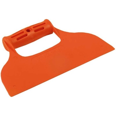 Stěrka plastová hladká, 235 mm, oranžová