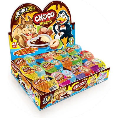 Mada Sweet Choco Hearts Dvoubarevná čokoládová Nugeta 48 x 15 g