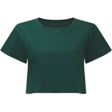 Dámský Crop Top Tri Tyrkysově zelená