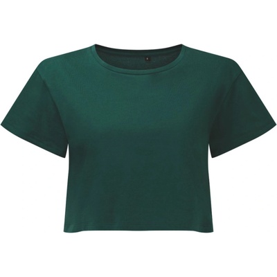 Dámský Crop Top Tri Tyrkysově zelená