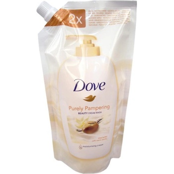 Dove Purely Pampering Bambucké máslo a vanilka tekuté mýdlo náhradní náplň 500 ml