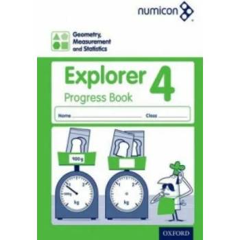 Image 1 of Numicon: Geometry, Measurement and Statistics 4 Explorer Progress Book | Elizabeth Gibbs, Andrew Jeffrey, Simon d'Angelo, Sue Lowndes