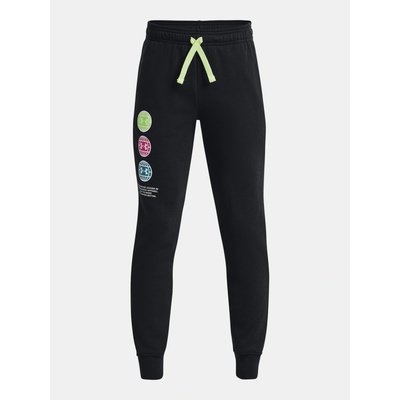 Under Armour UA rival Flc Anaml tepláky dětské černá