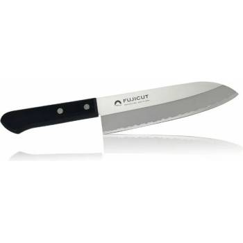 TOJIRO Кухненски нож Tojiro Fuji Cutlery Santoku, 165mm дължина на острието, черен (FC-1621)