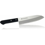 TOJIRO Кухненски нож Tojiro Fuji Cutlery Santoku, 165mm дължина на острието, черен (FC-1621)