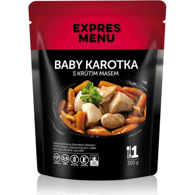 EXPRES MENU Baby mrkva s morčacím mäsom 300 g