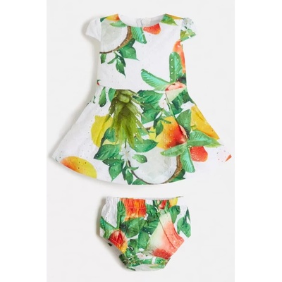 Guess Стилна рокля с плодове и цветя Guess Kids