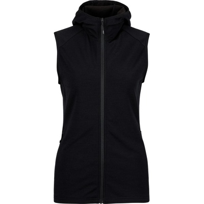 Stoic Дамски вълнен елек Stoic Women's MerinoFleece270 KuolpaLightSt. Vest Hood Merino vest - Black - размер 3XL (132-1581-0117)