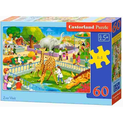 Castorland - Puzzle Zoo Visit - 40 - 99 piese