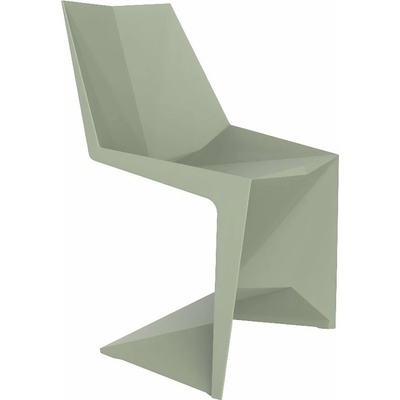 Vondom dětská plastová jídelní židle Voxel Mini zelená